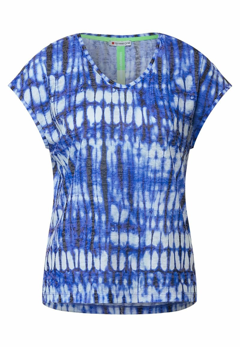 Damen T-Shirts | Street One Bluse blau - XV27122 Damen T-Shirts | Street One Bluse blau - XV27122