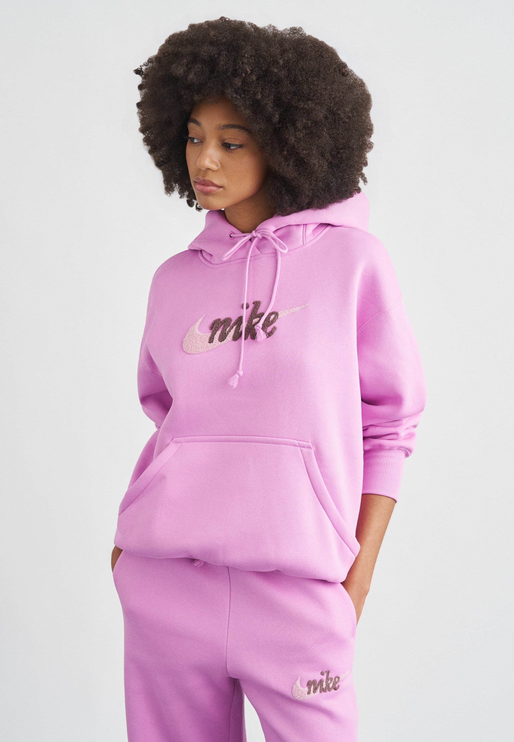purple and pink nike hoodie