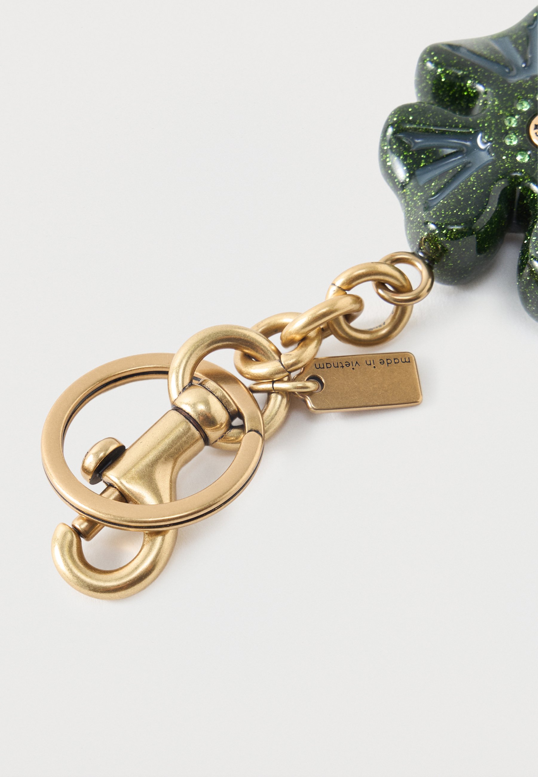 COACH FOUR LEAF BAG - Keyring - green - Zalando.ie