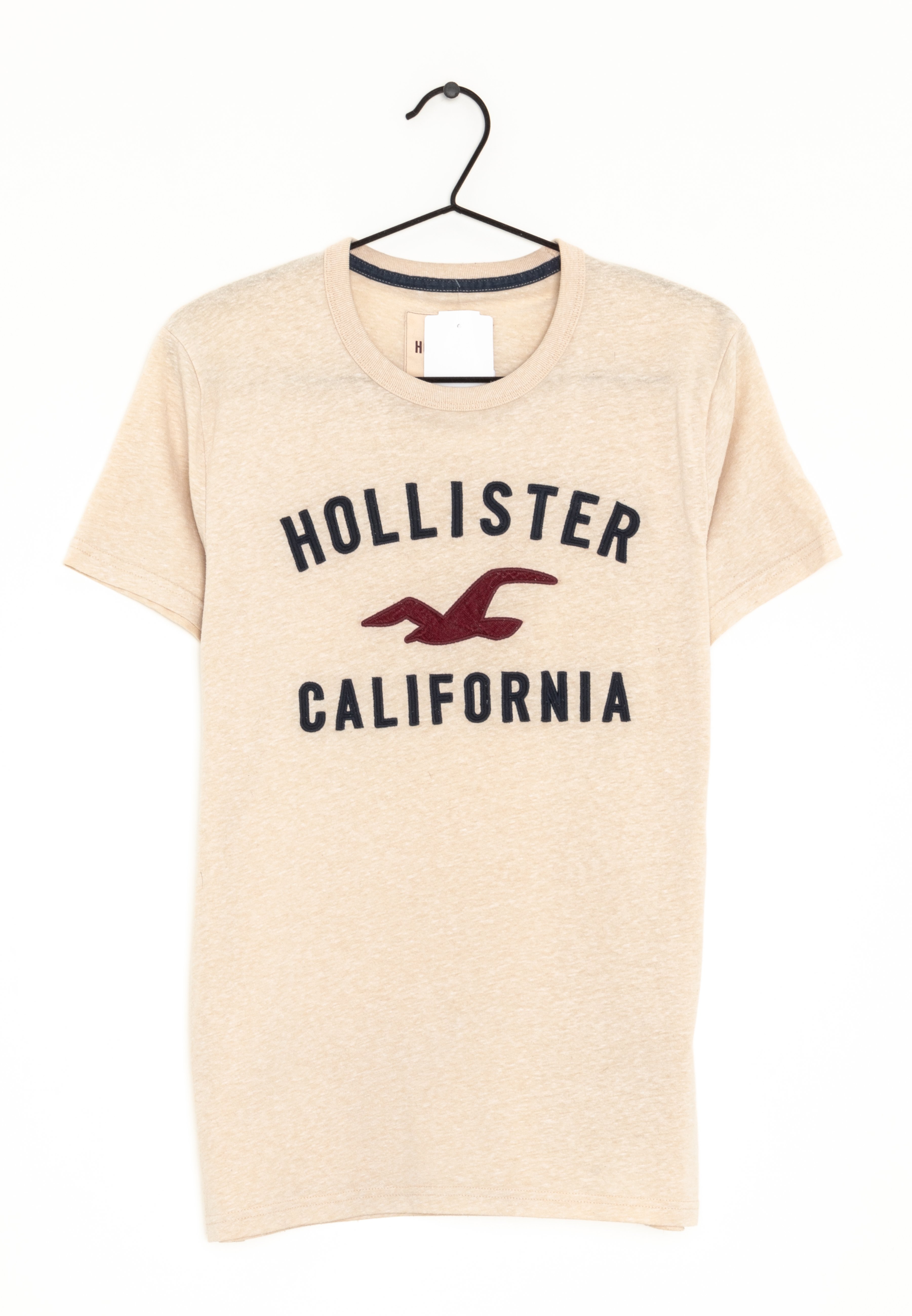 Hollister Co. Print T-shirt - beige 