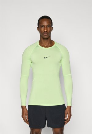 TIGHT TOP - Hosszú ujjú felső - light liquid lime/black