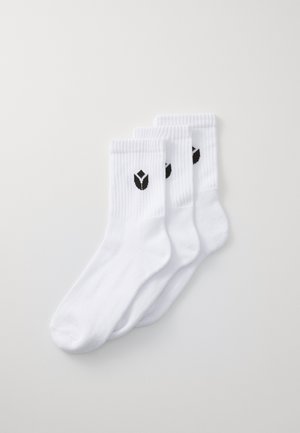 3 PACK  - Sporta zeķes - off-white