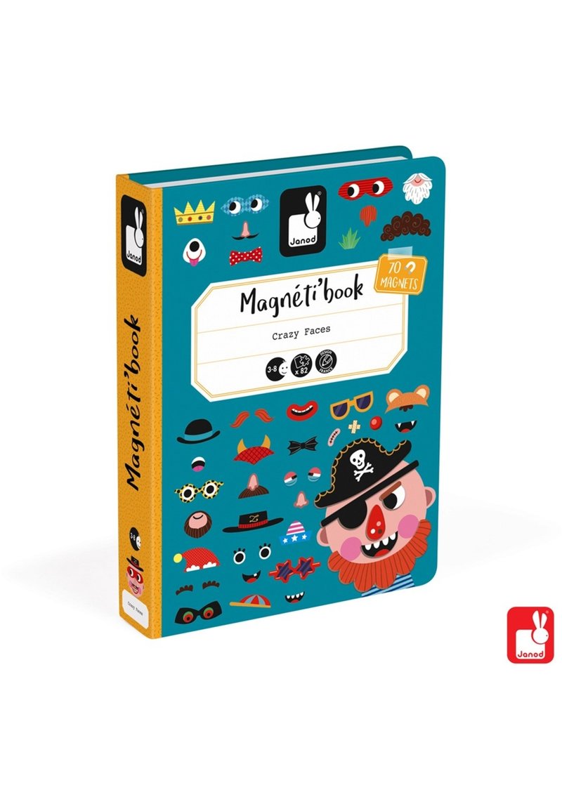 Kinder Kuscheltiere | Janod CRAZY FACES MAGNETI'BOOK Spielzeug multi coloured/mehrfarbig - LL38932 Kinder Kuscheltiere | Janod CRAZY FACES MAGNETI'BOOK Spielzeug multi coloured/mehrfarbig - LL38932