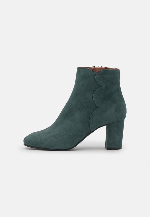 boots femme vert