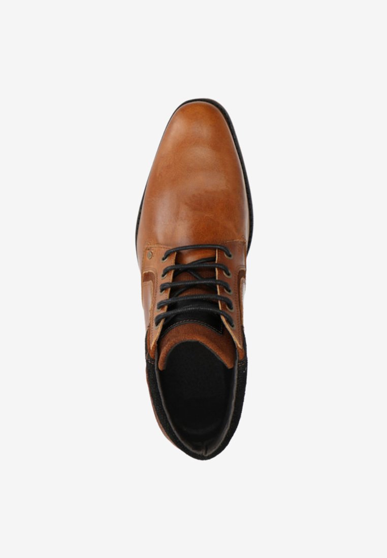Herren Schnürboots | Manfield Schnürstiefelette cognac - MZ27464 Herren Schnürboots | Manfield Schnürstiefelette cognac - MZ27464