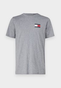 SLIM ESSENTIAL FLAG TEE - Majica kratkih rukava s printom - grey