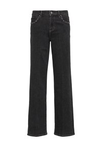 s.Oliver MIT NIETEN - Flared Jeans - graphit