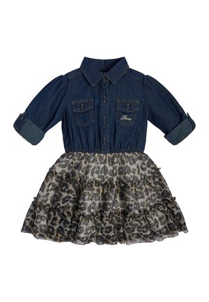 MIT ANIMALPRINT - Denimkjoler - blau