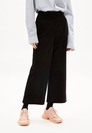 JAALMA CORDUROY - Pantaloni - black