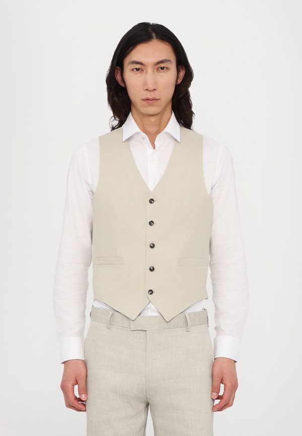 WAYDE - Suit waistcoat - cream sand