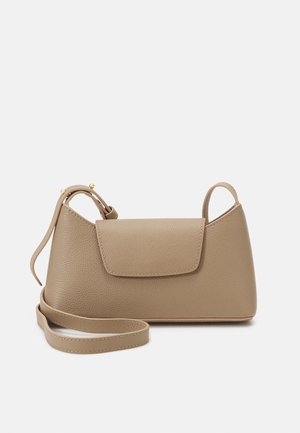 MINI ENVELOPE PEBBLED - Across body bag - taupe