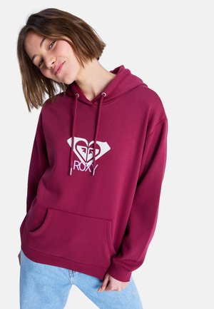 SURF STOKED BRUSHED ART - Hoodie - red white