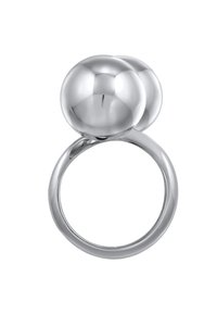 Elli ADJUSTABLE DROP CHUNKY - Ringar - silberfarben