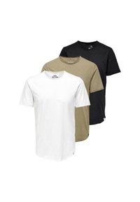 Unausgewählt, beige   schwarz   weiß