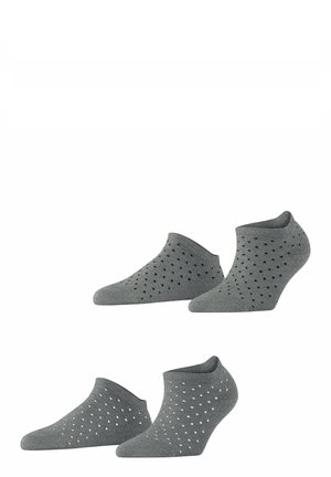 Fine Dot 2-Pack - Chaussettes - light greymel