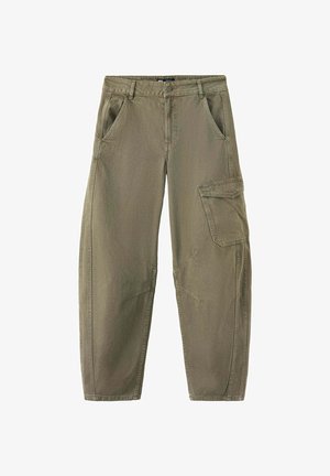 Mango, ADULT - Wide Leg - khaki