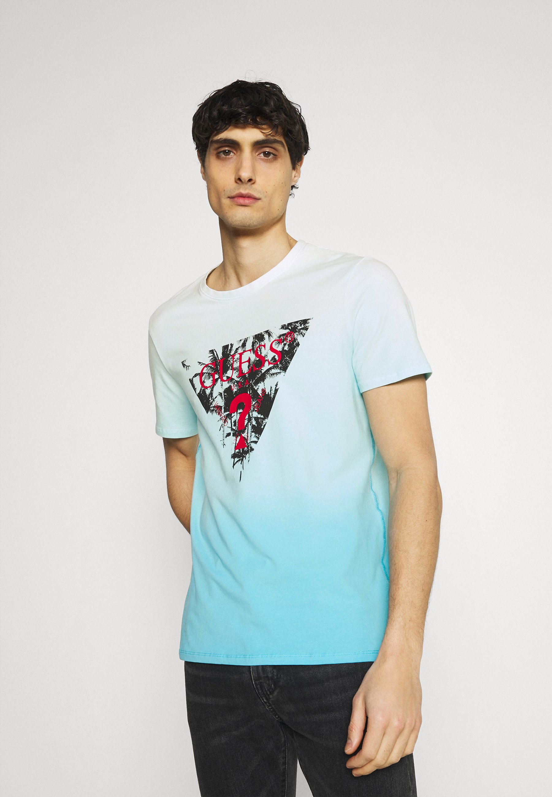 guess palm tree shirt