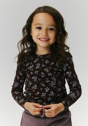 Name it, LONG SLEEVED TOP PRINTED - Camiseta de manga larga - brown