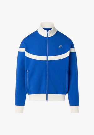 ASICS, HERITAGE TRACK - Zip-up sweatshirt - asics blue