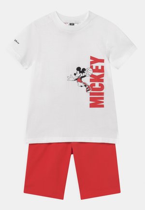 DISNEY MICKEY MOUSE SUMMER SET - kurze Sporthose - white/vivid red