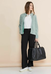 Street One LOOSE FIT - Tygbyxor - schwarz