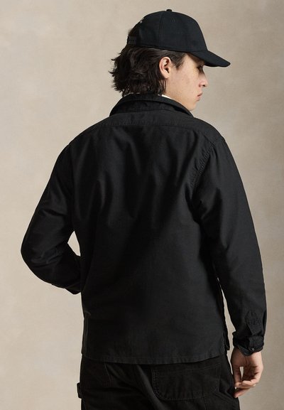 Polo Ralph Lauren GARMENT DYED OXFORD OVERSHIRT - Lett jakke - black