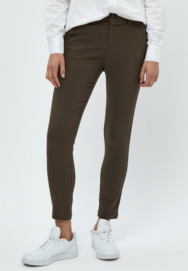 Minus MICARMA PANTS 7/8 - Chino kalhoty - slate brown