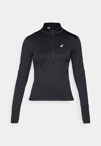 ROAD WINTER 1/2 ZIP MID LAYER - Langarmshirt - performance black