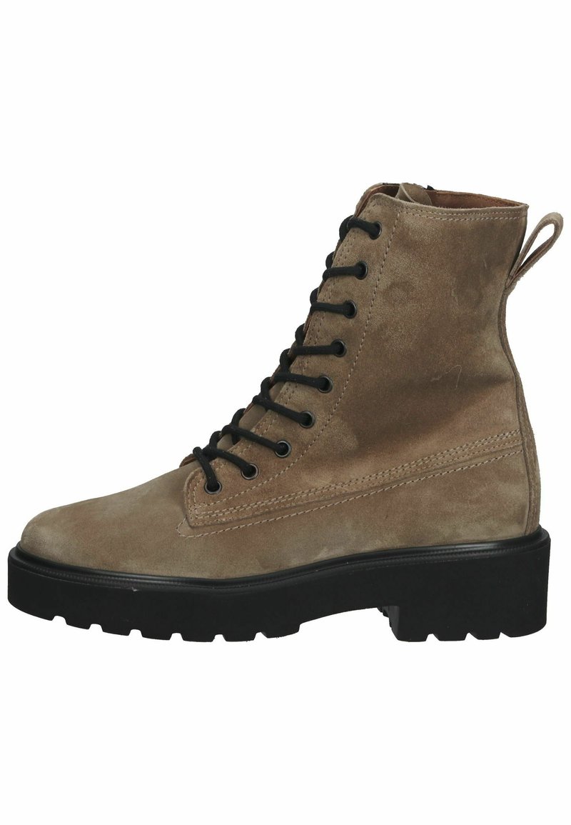 Damen Sneaker | Paul Green Schnürstiefelette hellbraun - ER89381 Damen Sneaker | Paul Green Schnürstiefelette hellbraun - ER89381
