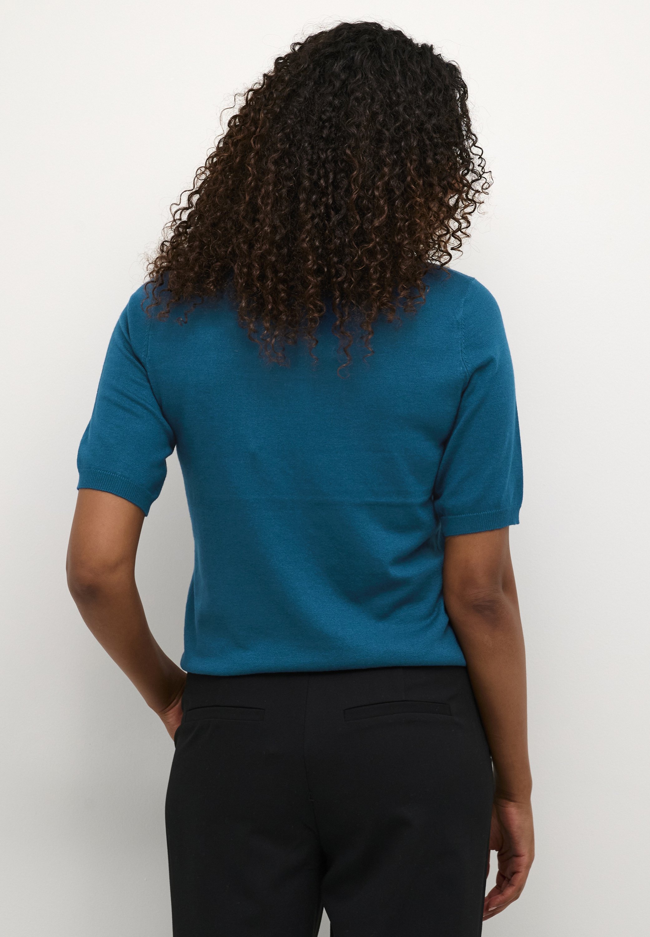 Kaffe KALIZZA SHORT SLEEVE - Basic T-shirt - legion blue