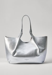 DUA - Sac à main - silver/caramello