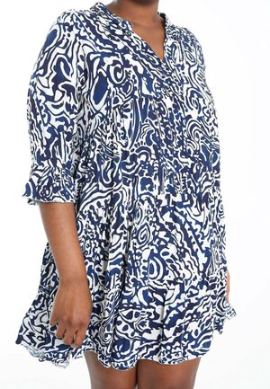 Robe de jour - mottled blue