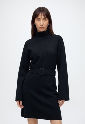 YAS, YASHAFNI ROLL NECK - Рокля тип пуловер - black