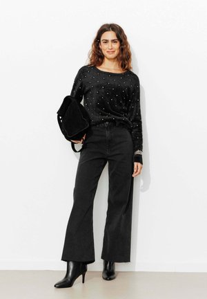 HECTOR TAILLE HAUTE - Jean flare - noir