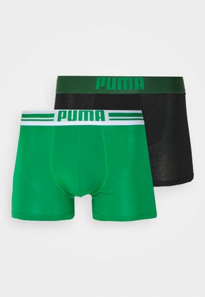 Puma PLACED LOGO 2 PACK - Culotte - green/black