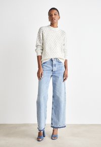 Samsøe Samsøe ANOUR  - Strickpullover - white mel