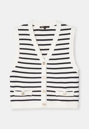 Maje MELISSE - Vest - marine/ecru