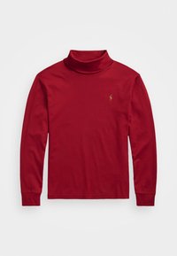 SOFT COTTON ROLL NECK - Bluză cu mânecă lungă - holiday red