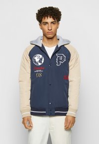 Primitive TWO VARSITY JACKET - Blusão aviador - navy