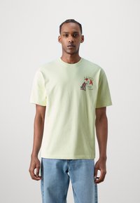 Samsøe Samsøe SAGIOTTO UNISEX - T-shirt con stampa - yellow estate