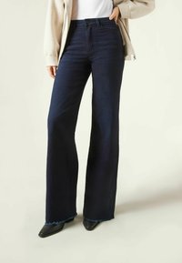 Calzedonia THERMO - Široké džíny - blau  dark denim blue