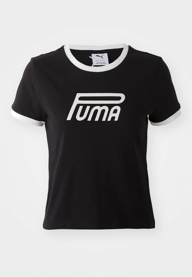 Puma T-shirt print zwart