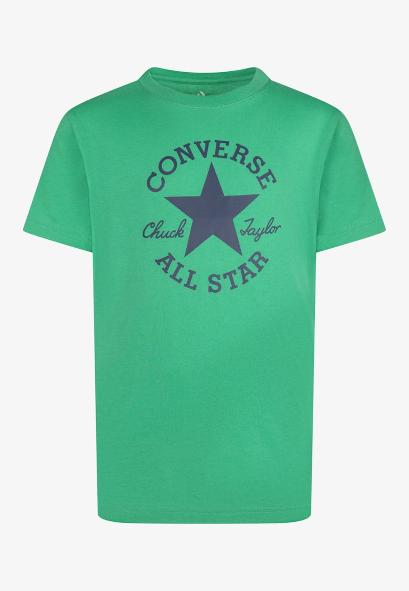 Converse T-shirt print groen