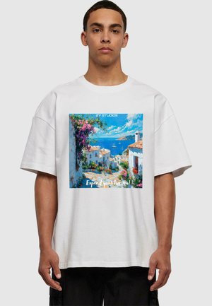 BODRUM VIBES - Print T-shirt - white
