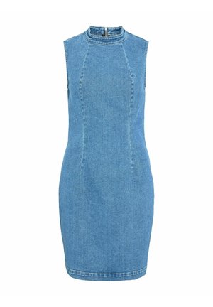 VILA, Denim VINONA Short - Robe en jean - medium blue denim