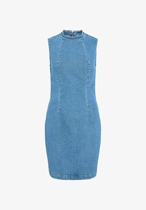 VILA, Denim VINONA Short - Robe en jean - medium blue denim