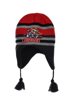 Beanie - red black