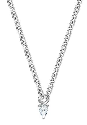 Glanzstücke München, MIT ZIRKONIA - Collar - silver-coloured