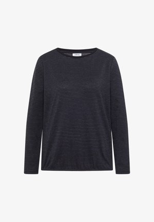 Cecil, LANGARM SHIRT MIT BOAT NECK UND STREIFEN - Langarmshirt - urban dark blue