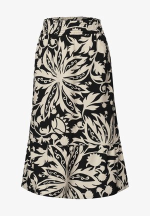 Street One Studio, MIDI-ROCK MIT VOLANTS UND PRINT - Gonna a campana - black
